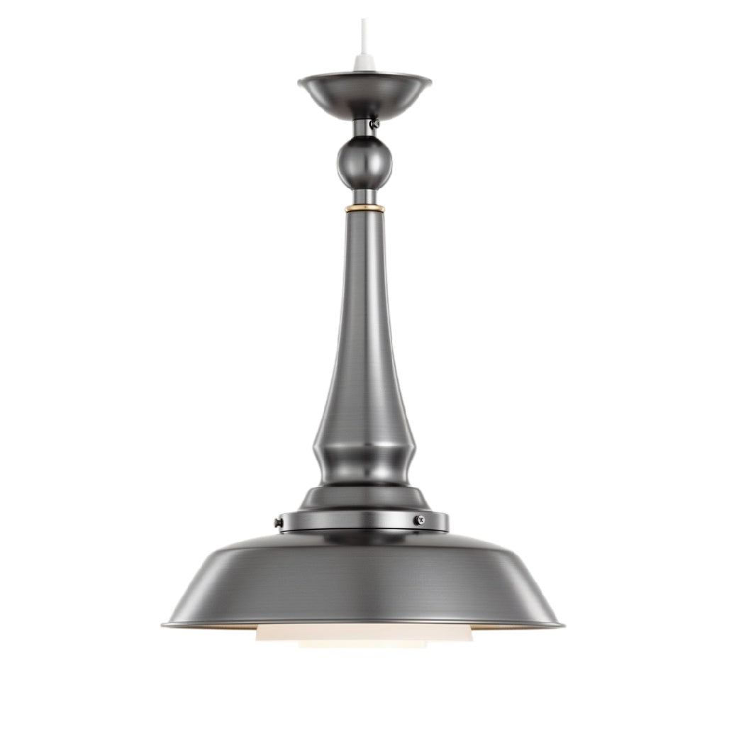 **Industrieel hanglamp ontwerp met metalen afwerking**