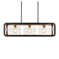 **Technische titel in het Nederlands: Modern hanglamp met drie glazen bollen en metalen ontwerp**