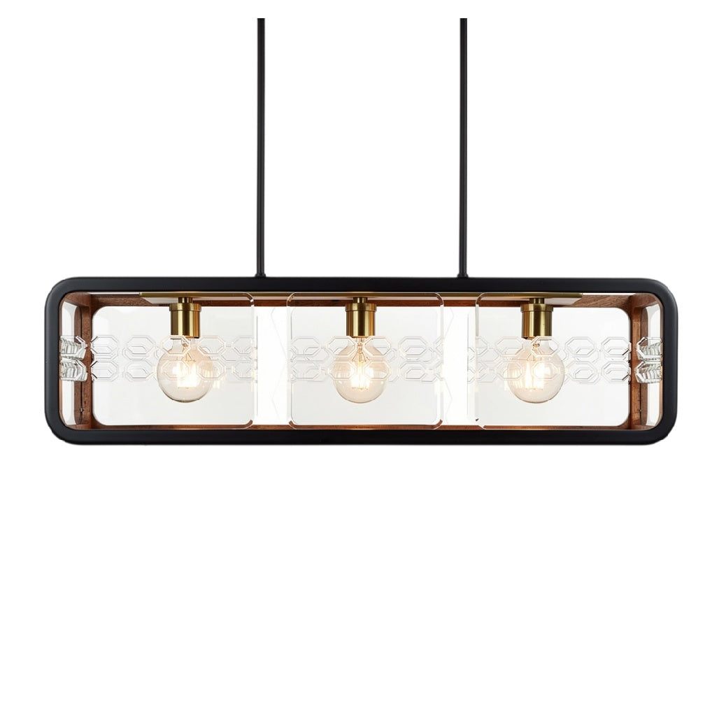 **Technische titel in het Nederlands: Modern hanglamp met drie glazen bollen en metalen ontwerp**